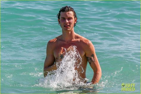 Photo Shawn Mendes Shows Off His Shirtless Bod At The Beach 27 Photo