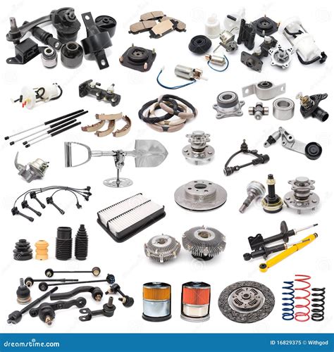 Conjunto De Piezas De Automóvil Imagen de archivo - Imagen de eléctrico