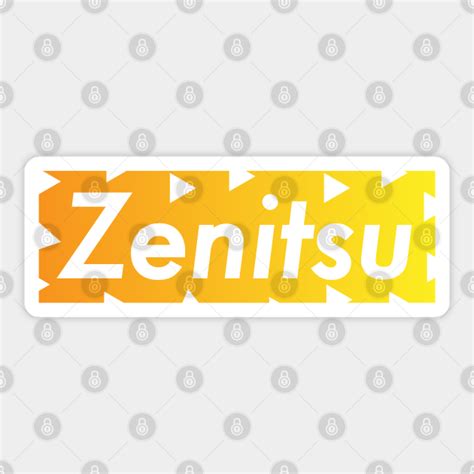 Zenitsu Box Logo Demon Slayer Kimetsu No Yaiba Demon Slayer
