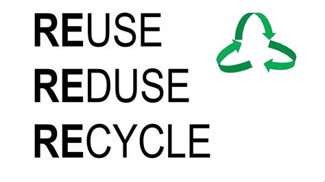 3r Mantra Reduce Reuse Recycle Golden Principle For Sustainability