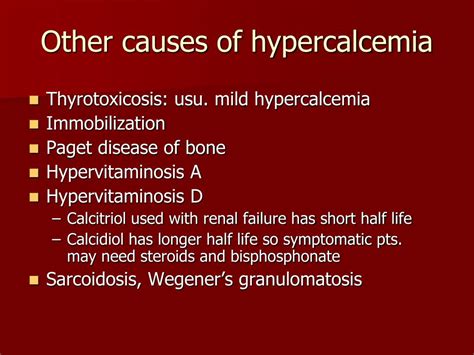 Ppt Hypercalcemia Secondary To Primary Hyperparathyroidism Powerpoint