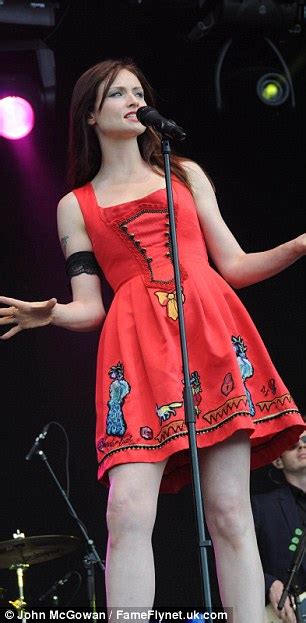 Sophie Ellis Bextor Performs At T In The Park In Heidi Like Dress Daily Mail Online