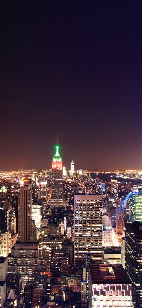 New York City Wallpaper 4k Cityscape City Lights Night Time City