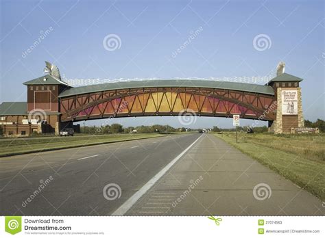 Great Platte River Road Archway Monument Editorial Stock
