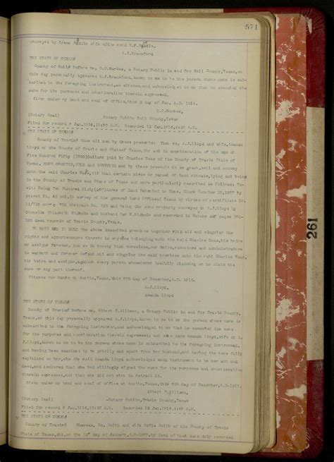 Travis County Deed Records: Deed Record 261 - Page 571 - The Portal to