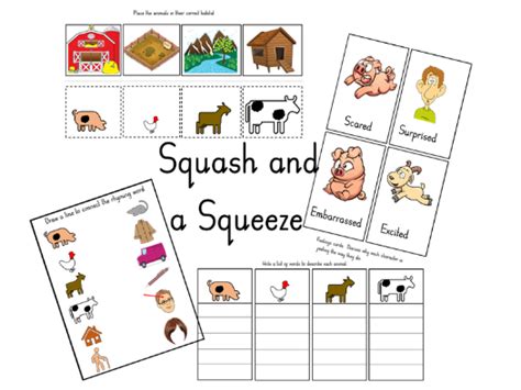 Squash And A Squeeze Teaching Resources