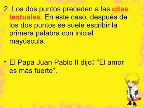 El Uso De Los Dos Puntos Y Ejemplos Opciones De Ejemplo