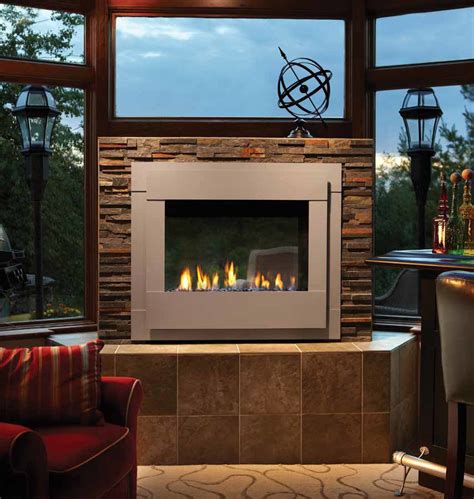 Twilight Ii Modern Indoor To Outdoor See Through Gas Fireplace In 2020