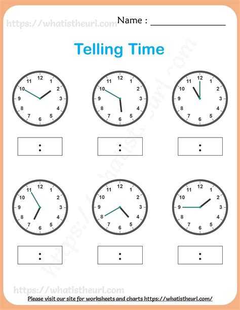 Grade 3 Time Worksheet Changes In Time 1 Minute Intervals K5