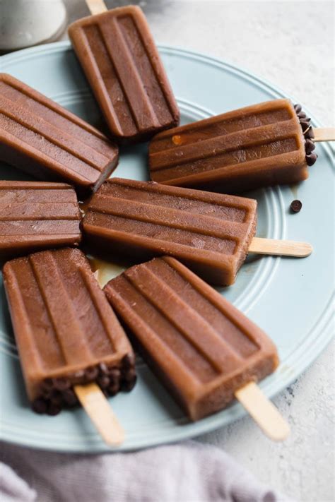 Mocha Ice Coffee Popsicles Make For A Cool Creamy And Chocolatey