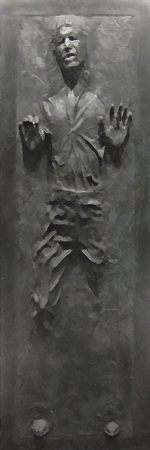 Han Solo Frozen In Carbonite 22 For Yoga Mat Steel Pa Painting By