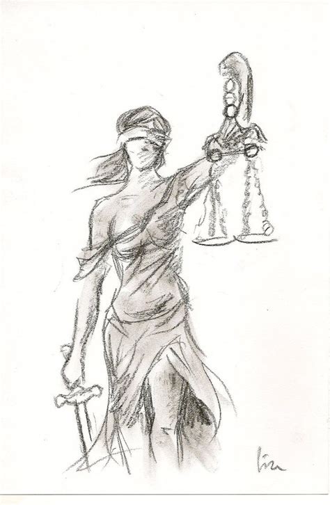 Lady Justice Justice Tattoo Sketches