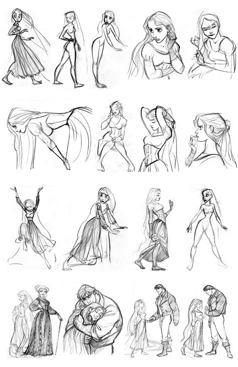 Character and Creature Design Notes: Disney's "Tangled ...