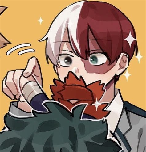 Todoroki And Bakugo Matching Pfp Mha Matching Pfp Matching Icons The