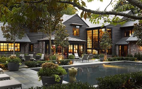 Architectural Digest Dark Exterior Dreamhouseexterior House Exterior