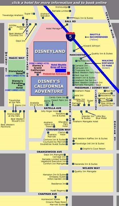 Printable disneyland map pdf, printable map disneyland, printable map disneyland california, printable. Map: Where to stay in Disneyland | Disneyland area hotels ...