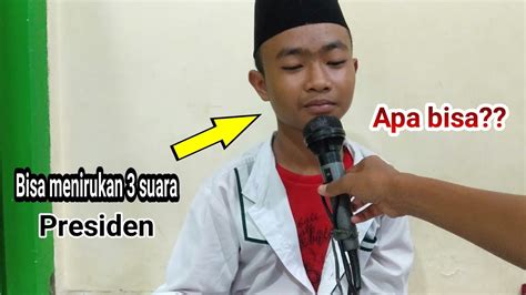 Orang Ini Bisa Menirukan 3 Suara Presiden Republik Indonesia Youtube