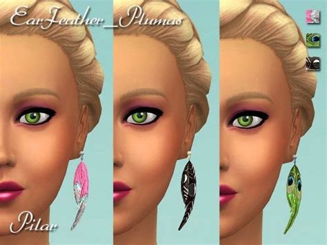Sims 4 Feather Cc