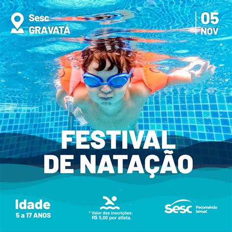 Sesc Gravatá Realiza Festival De Natação Sesc Pb