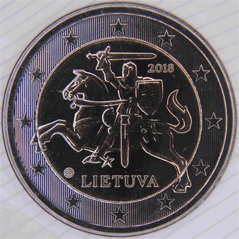 Lithuania 2 Euro Coin 2018 - euro-coins.tv - The Online ...