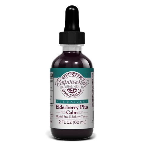 Elderberry Plus Calm 2 Fl Oz Christophers Herb Shop