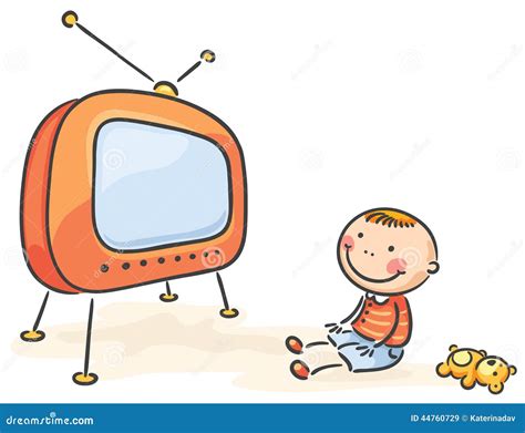 Cartoon Tv Child Drawing Stock Illustrations 214 Cartoon Tv Child