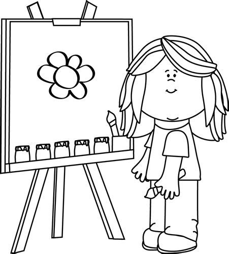 Free Painter Clipart Black And White Download Free Painter Clipart