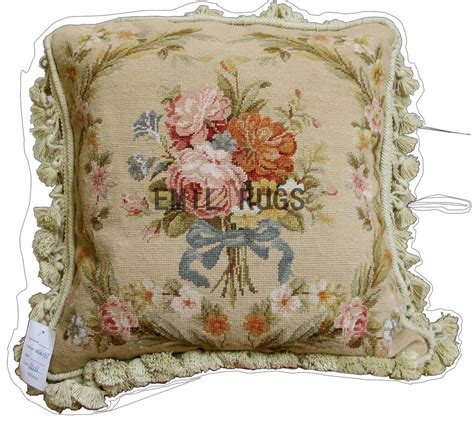 Throw pillows come in a variety of shapes and sizes and there's no standard look for them. 100% wool victorian french aubusson petitpoint 16" X 16 ...
