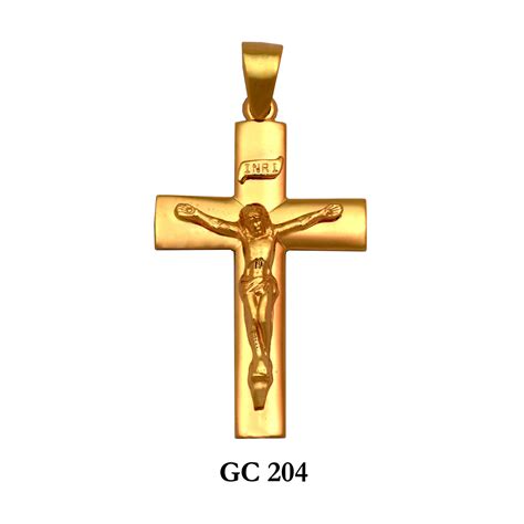 14k Solid Gold Captivating Crucifix Cross Pendant Traditional