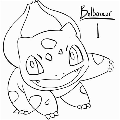 Bulbasaur Coloring Pages Free Pokemon Coloring Pages