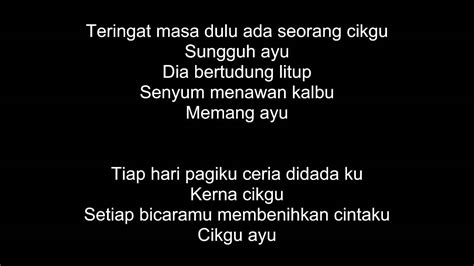 You can streaming and download for. Cikgu Ayu - Lirik Khalifah (Clear Version) - YouTube