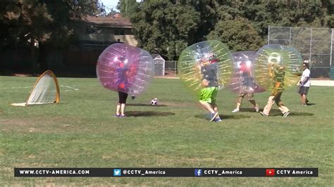 Bubble Soccer The Latest Craze To Hit Silicon Valley Youtube