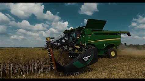 Macdon D1 Draper And Fd1 Flexdraper Feedmax Youtube