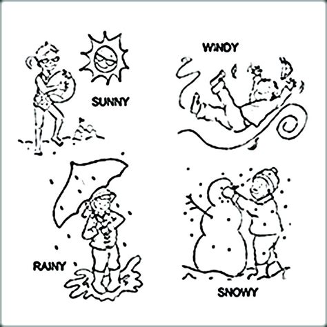 Weather Coloring Pages For Preschool at GetColorings.com | Free
