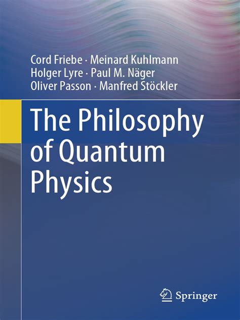 The Philosophy Of Quantum Physics Pdf Quantum Mechanics Physics