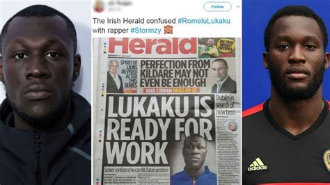 This Newspaper Just Used A Picture Of Stormzy In A Story About Romelu