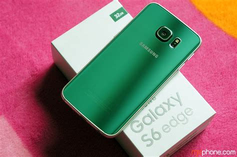 อวดความงาม Samsung Galaxy S6 Edge สีเขียว Green Emerald สวย Exclusive