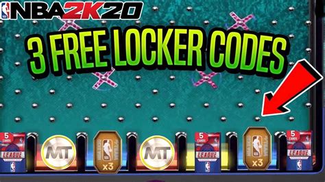 Get the locker codes app with agenda tracker! 3 *Free* Locker Codes in NBA 2K20 - YouTube