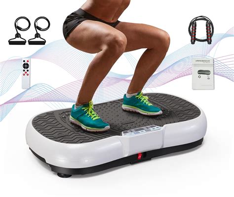 Bigzzia Vibration Plate Exercise Machine 10 Modes Whole Body Workout