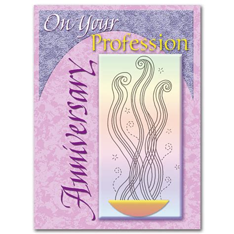 On Your Profession Anniversary Religious Profession Anniversary Card