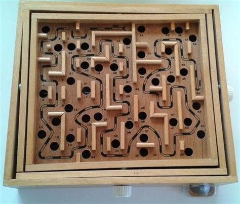 Vintage Wood Wooden Labyrinth Board Game A Favorite Of Lisa And I