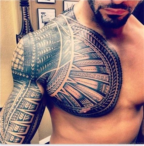 59 Great Tribal Tattoos On Chest Tattoo Designs