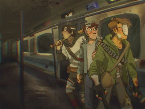 Certified Blobfish on Instagram: “Self indulgent zombie apocalypse au