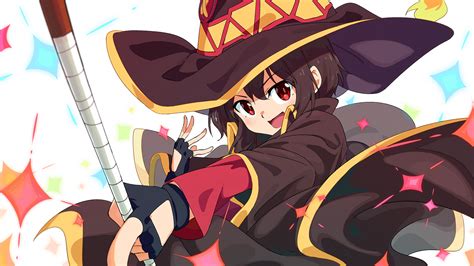 The best gifs are on giphy. Wallpaper : anime girls, kawaii girl, white skin, Megumin ...