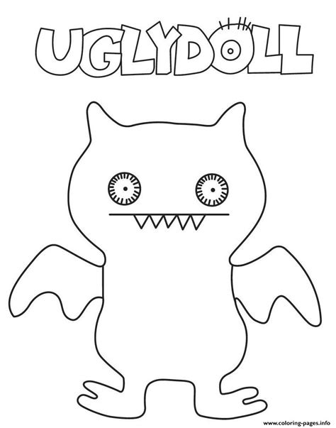 Funny Ugly Dolls For Kids Coloring page Printable
