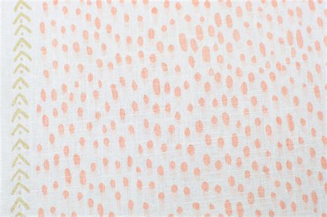 Gertys Dot In Peach Fabric Dots Peach