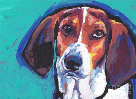 The Tw Coonhound Painting By Lea S Pixels