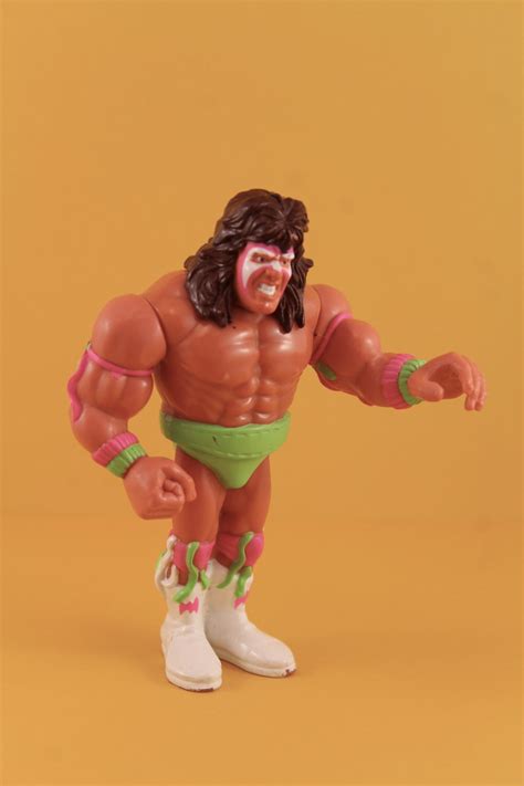 Wwf Ultimate Warrior 45 Action Figure 1990 Series 1 Etsy Canada