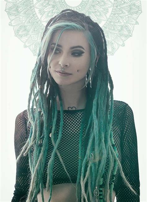 Gothic Hairstyles Dread Hairstyles Cool Hairstyles Dark Beauty