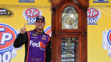 He also played college football at the college of william & mary. Hamlin's win gives emotional lift to J.D. Gibbs | Official ...